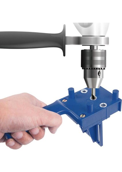 Ağaç Işleme Dübel Jig Marangozluk Ahşap 6/8/10MM Cep Delik Delme Kılavuzu Aracı (Yurt Dışından)