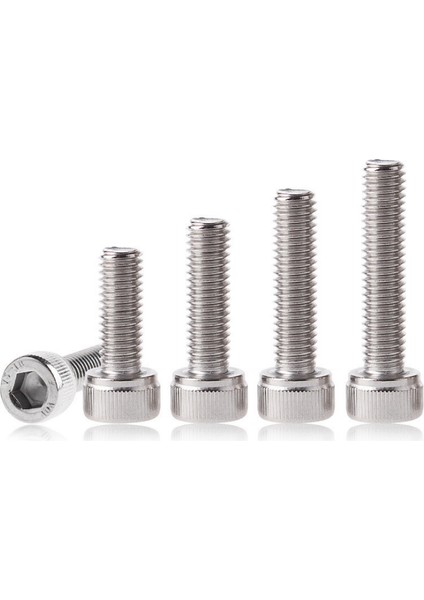 Geleneksel 304 Paslanmaz Çelik Altıgen Cıvata Silindirik Başlı Hc/hm Tırtıllı Çanak Başlı Vida M3*10/12/16/20 (Yurt Dışından)