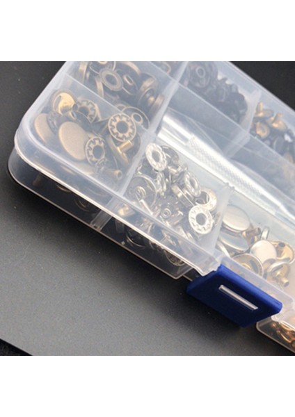 120 Adet Çıtçıtlı Bağlantı Elemanları Kiti 12.5mm Metal Düğme Çıtçıt Çıtçıt 4 Kurulum Mpj (Yurt Dışından) fırsatları