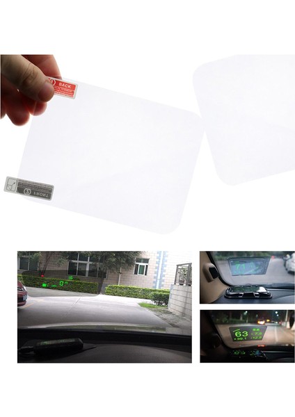 Reklam Yukarı Ekran Hud Film Koruyucu Yansıtıcı Ekran Şeffaf 15*13 cm (Yurt Dışından) fırsatları