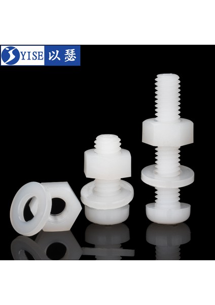 Plastik Naylon Yuvarlak Başlı Çapraz Vida Seti Daquan Plastik Vida Somunu Conta Kombinasyonu M2M3M4M5M6M8 (Yurt Dışından) fiyatları