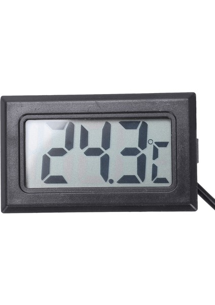 Termometre Dijital LCD -40 Santigrat Derece + 110 Santigrat Derece Sıcaklık Ölçüm Cihazı Sıcaklık Göstergesi, 2 Metre (Yurt Dışından)