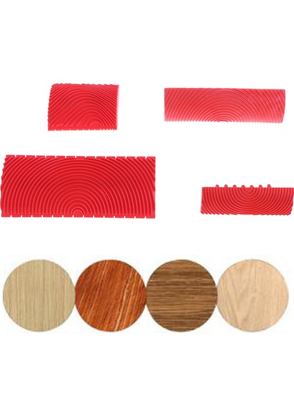 Taklit Ahşap Tahıl Desen Duvar Doku Sanat Dıy Fırça Boyama Aracı Karşılaşma (Yurt Dışından) modelleri