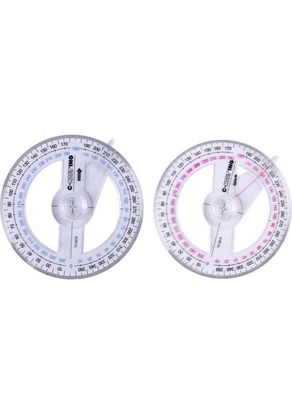 Açı Iletkisi Aşınmaya Dayanıklı Dayanıklı Şeffaf Ölçekli Açı Iletkisi (Yurt Dışından)