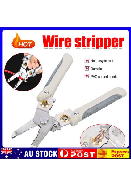 Adet Tel Stripper Pense Çok Fonksiyonlu Elektrik Kablo Crimper Kesici Alet 1 Adet (Yurt Dışından)