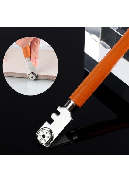 Pencere Zanaat Profesyonel Cam Karo Kesici El Aleti 130MM Elmas Uçlu Güneş Işığı Süper Mağaza (Yurt Dışından)
