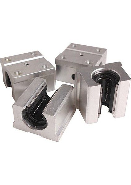 x SBR12UU 12MM Alüminyum Doğrusal Hareket Yönlendirici Rulman Bloğu, Gümüş - Gümüş (Yurt Dışından) fırsatları