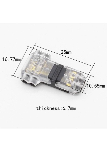 10 Adet/grup 2 Pin 2 Yollu 36V 10A Evrensel Kompakt Tel Kablo Konnektörü (Yurt Dışından) modelleri