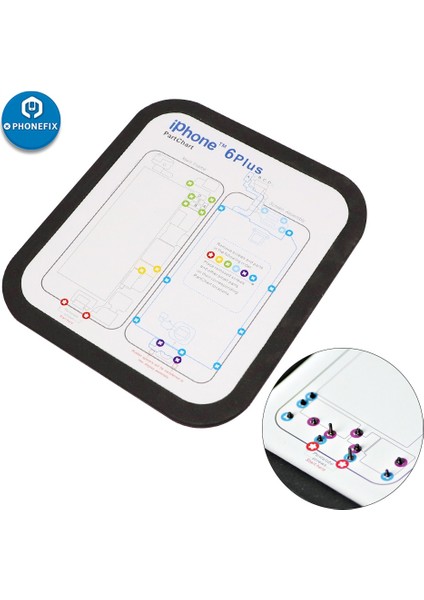 15 In 1 Manyetik Vida Kaleci Vida Tablosu Mat Iphone 6 6s 6p 7 7p 8 8p x Xs Xr Xs Max 11 Pro Max Yırtma Onarım Kılavuzu Pedi (Yurt Dışından)