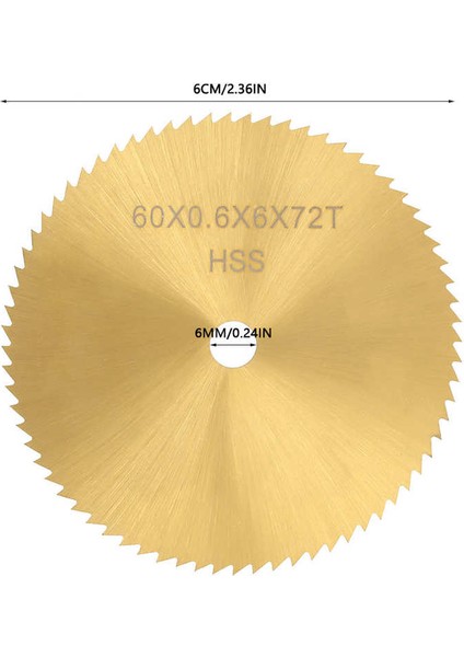 60MM 72 Diş Yüksek Hız Çelik Dairesel Testere Bıçağı Küçük Kesme Diski Metal Ahşap Plastik (Yurt Dışından) modelleri