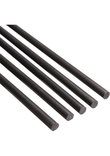 Adet 4mm Siyah Karbon Fiber Çubuklar Çubuk 500MM Uzun Kum Masası Rc Uçak Dıy (Yurt Dışından)