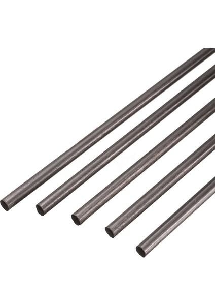 Adet 4mm Siyah Karbon Fiber Çubuklar Çubuk 500MM Uzun Kum Masası Rc Uçak Dıy (Yurt Dışından)