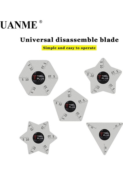 Uanme 5 Stil Ultra Ince Esnek Paslanmaz Çelik Pry Spudger Sökmeye Kart Iphone Ipad Samsung Cep Telefonu Tamir Aracı (Yurt Dışından)