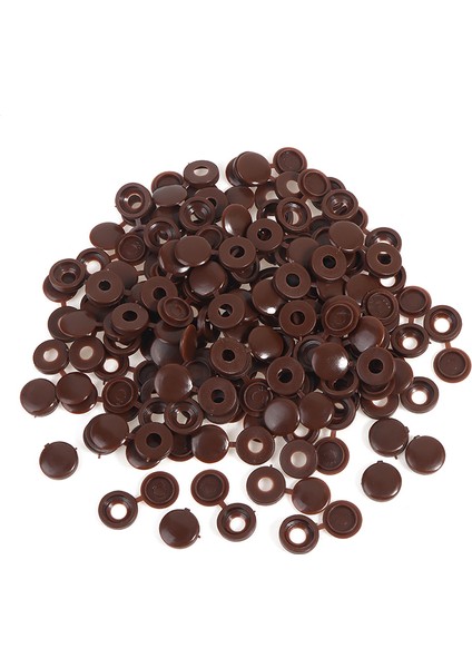 100 Adet Vida Kafası Kapağı Pratik Kendinden Kılavuzlu Vida Somunu Cıvata Koruyucu Kapak Sevıch (Yurt Dışından)