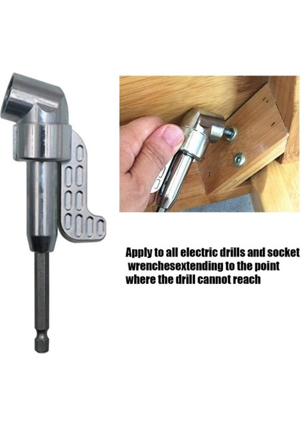 Profesyonel 105 Derece Sağ Açı Köşe Tornavida Uzatma Hex Shank (Yurt Dışından)