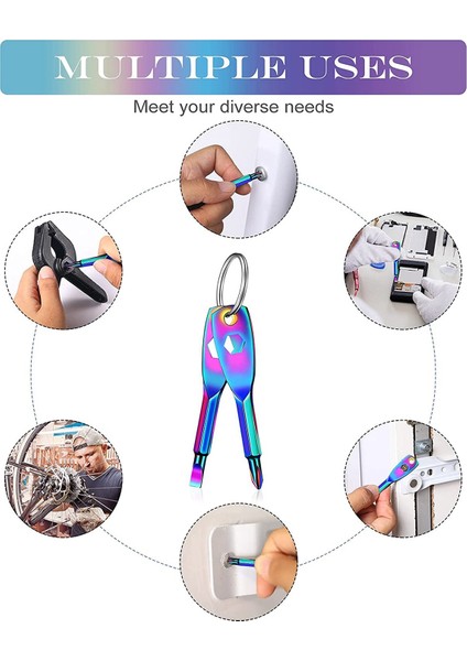 Tornavida Aracı-4 x Anahtarlık Tornavida-Çok Renkli (Yurt Dışından) indirimleri