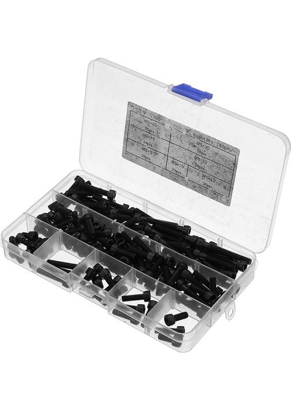 Suleve M5CH1 140 Adet M5 12.9 Sınıf Karbon Çelik Altıgen Soket Başlığı Scr (Yurt Dışından)