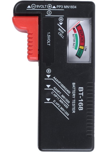 BT168 Aa Aaa CD 9V 1.5V Düğme Piller Için Evrensel Pil Kontrol Test Cihazı (Yurt Dışından)