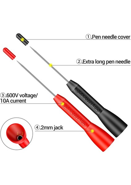 Aneng Multimetre Uç Probu Paslanmaz Çelik Özel Uç Probu 2 Adet (Yurt Dışından) modelleri