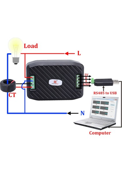 Yeni AC80-260V 10A/100A Ac Iletişim Modülü, Ac Voltaj Akımını Ölçmek Için Kullanılan Aktif Frekans Wer Faktörü 12006048 (Yurt Dışından) fırsatları