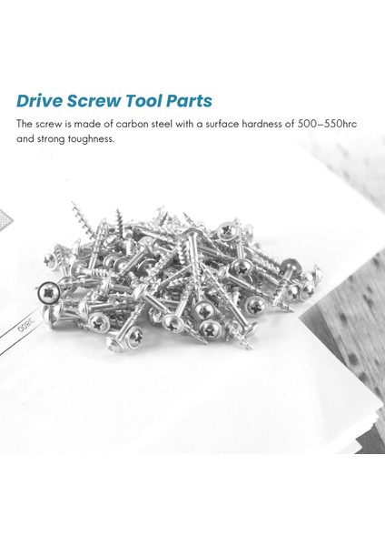 100 Adet Ağaç Işleme 32MM Cep Delik Vidaları Cep Delik Jig Için (Yurt Dışından)