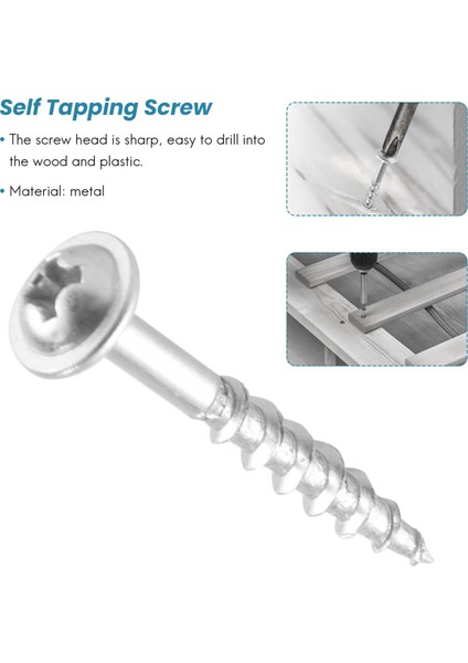 100 Adet Ağaç Işleme 32MM Cep Delik Vidaları Cep Delik Jig Için (Yurt Dışından)