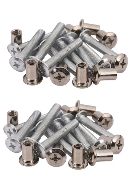 Mobilya 6X35MM Çapraz Havşa Vida Cıvata Somunları 20 Takım (Yurt Dışından) indirimleri