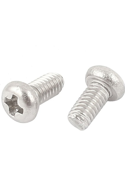 60 Adet M2 x 4mm Phillips Yuvarlak Başlı Vidalar Cıvata ile 50 Adet M2.5 x 3mm Hex Lokma Seti Grub Vidalar Başsız Fincan Noktası (Yurt Dışından)