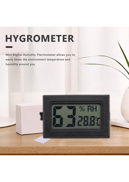 4'lü Paket Dijital Termometre Higrometre Metre Ölçer Kapalı Büyük Sayı Ekran Sıcaklığı (Yurt Dışından) modelleri