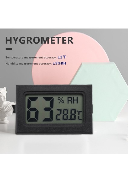 4'lü Paket Dijital Termometre Higrometre Metre Ölçer Kapalı Büyük Sayı Ekran Sıcaklığı (Yurt Dışından) fırsatları