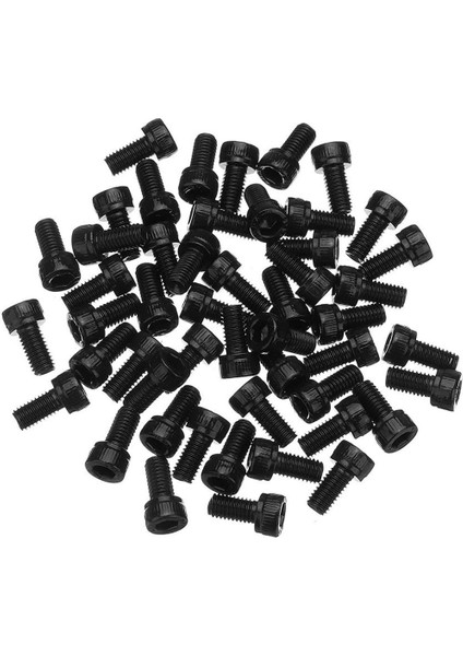 Geleneksel Suleve M5CH3 50 Adet M5 12.9 Sınıf Karbon Çelik Altıgen Soket Başlı Vida 10MM Opsiyonel Uzunluk (Yurt Dışından)