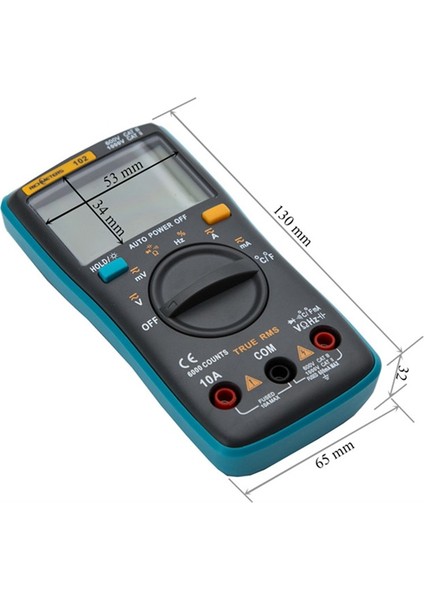 Dijital LCD Multimetre 6000 Sayım Dc/ac Ampermetre Voltmetre Ohm Volt Test Cihazı Gerilim Ölçer Sıcaklık Elektrik Test Cihazı (Yurt Dışından) modelleri
