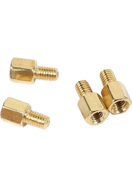 100 Adet Pirinç Vida Zıtlaşmaları Altıgen Ara Parçalar M3 Erkek x M3 Dişi 5mm (Yurt Dışından) indirimleri