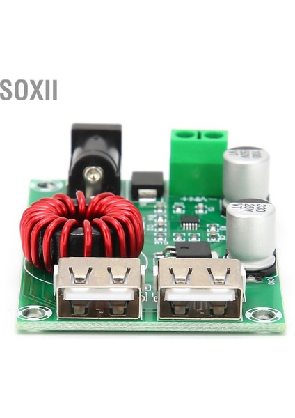 Soxii XH-M224 Çift USB Çıkış Modülü Gerilim Dönüştürücü Redüktör Regülatör Kartı Ff (Yurt Dışından)