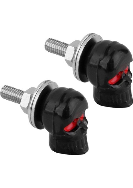 1 Çift Motosiklet Kafatası Plaka Çerçevesi Vidaları Montaj Vidası Siyah (Yurt Dışından) modelleri