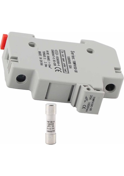Sigorta Tutucu Tabanı Tek Kutuplu Dın Ray Montajlı Dağıtım Kontrol Ekipmanı TOWFH1DC 1000VDC 1p (Yurt Dışından)