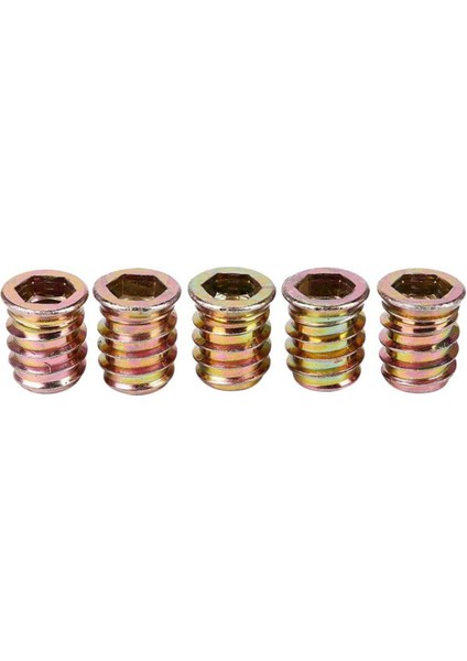 Ahşap Için 5 Adet M10 x 20 mm Dişli Parça Seti (Yurt Dışından)