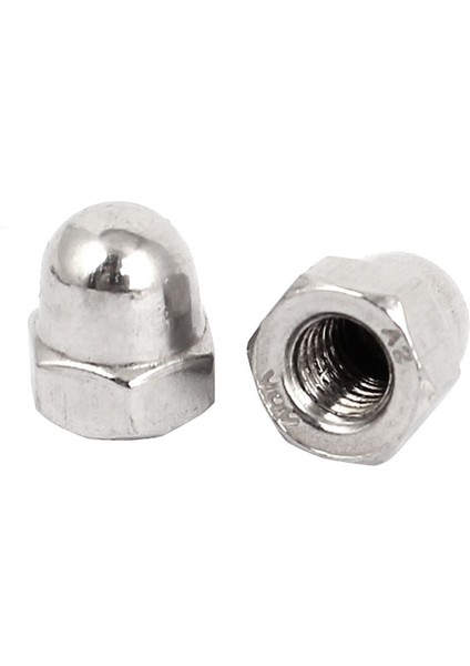 20 Adet M6 Konu Dia Kubbe Şapka Meşe Palamudu Altıgen Somun ile 50 Adet M6X12MM Paslanmaz Çelik Altıgen Soket Düğme Başlı Vidalar (Yurt Dışından)