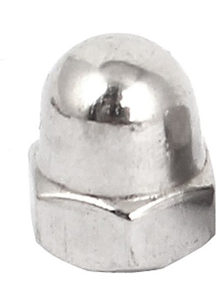 20 Adet M6 Konu Dia Kubbe Şapka Meşe Palamudu Altıgen Somun ile 50 Adet M6X12MM Paslanmaz Çelik Altıgen Soket Düğme Başlı Vidalar (Yurt Dışından)