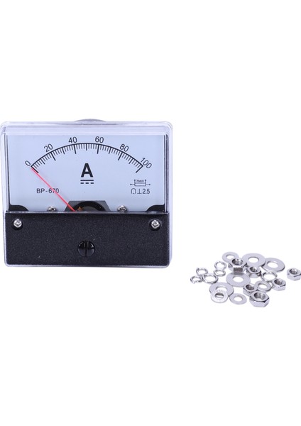 Xhhdqes Dc 100A Analog Panel Amper Akım Sayacı Ampermetre Ölçer DH-670 (Yurt Dışından) indirimleri