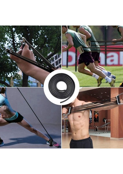 Metre Uzunluğunda Yüksek Elastikiyet Doğal Lateks Kauçuk Tüp Hortum Fitness Yoga Çekiş Egzersizi Için Kullanılan Vakum Hortumu 6X9MM (Yurt Dışından)