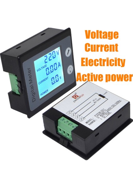 Ac Çok Fonksiyonlu Dijital Metre Wer Gerilim Akım Test Cihazı Volt Amp W Kwh Monitör + Parça Numarası 12000929 (Yurt Dışından) fiyatları