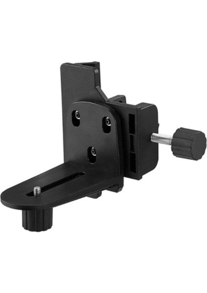 3D Seviye Klip Uzatma Tavan Destek Çubuğu Siyah Braketi Ayarlama 5/8 Inç Adaptör Su Terazisi Için (Yurt Dışından)