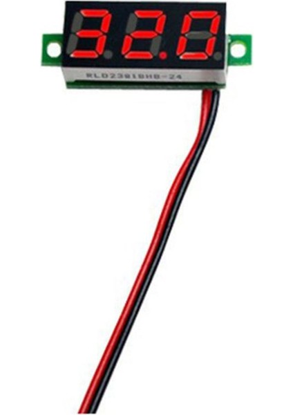 0.28 Inç Dc 32V Çift LED Dijital Voltmetre Ampermetre Gerilim Amp Güç Iki Telli (Yurt Dışından)