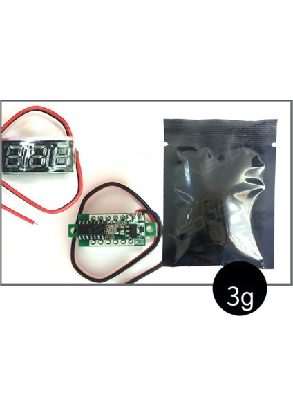 0.28 Inç Dc 32V Çift LED Dijital Voltmetre Ampermetre Gerilim Amp Güç Iki Telli (Yurt Dışından) modelleri