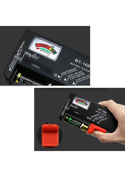 Pointer BT-168 Pil Kapasitesi Test Cihazı Pil Test Cihazı Elektrik Test Cihazı - Siyah (Yurt Dışından) modelleri