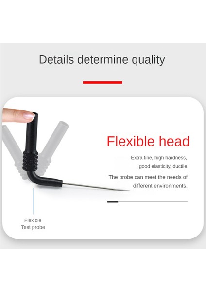 4 Adet T0162 Test Pimi Arka Pin Ölçer Kalem 3.5 cm Pa ile 4 mm Istiflenebilir Muz Soket Elektrik Testi (Yurt Dışından) modelleri