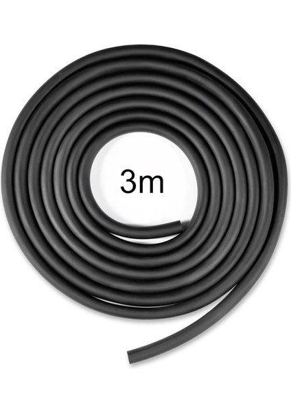 Metre Uzunluğunda Yüksek Elastikiyet Doğal Lateks Kauçuk Tüp Hortum Fitness Yoga Çekiş Egzersizi Için Kullanılan Vakum Hortumu 6X9MM (Yurt Dışından)