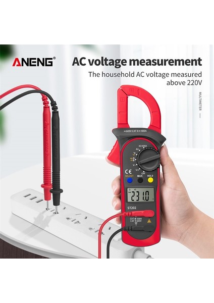 Aneng Dijital Kelepçe Multimetre Direnç Ohm Transistör Test Cihazları Ac/dc Voltmetre Ac Akım Lcr Pens Metre Sıcaklık ile (Yurt Dışından) fırsatları