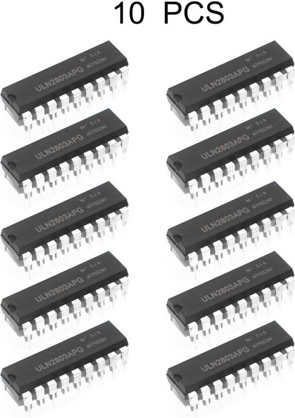 10 Adet ULN2803A Transistör Dizisi-8 Npn Ic Doğrudan Ekleme Darlington Sürücü - Siyah (Yurt Dışından) fiyatları